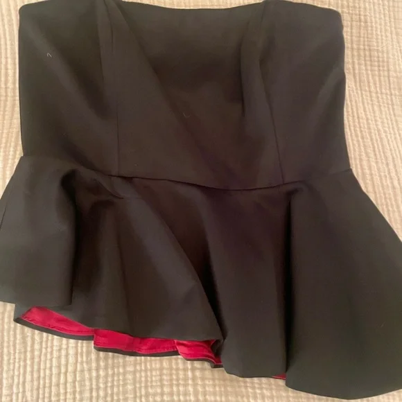 NWT WHBM Asymmetrical Hem Bustier. Medium. Glamorous!! Size 10. - Picture 9 of 13